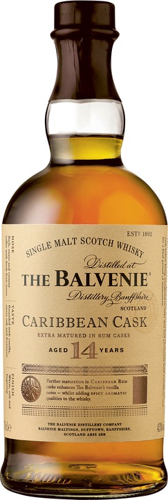 Image du produit Balvenie 14 ans Caribbean Cask (Single Malt, Scotch Whisky, 1 x 70 cl)