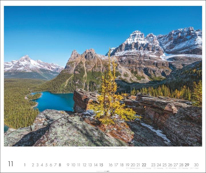 Produktbild Kanada Kalender 2026 - Der Ruf der Wildnis (55 x 46 cm)