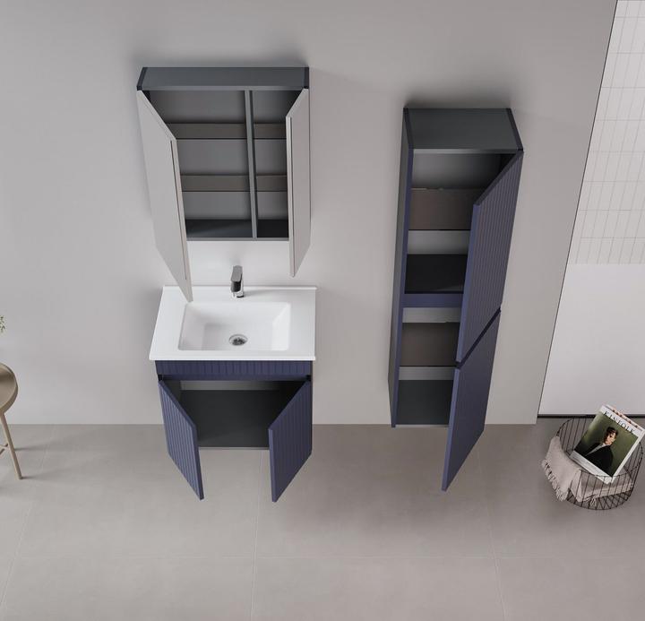 Produktbild Homitis Tivoli 65 Bathroom Cabinet With Sink & Mirror Set (2 Pieces)