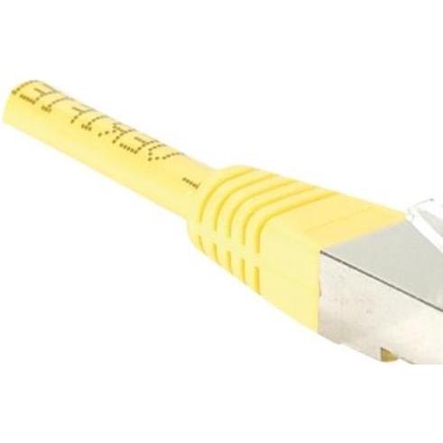 Thumbnail - Exertis Connect Patchkabel F/UTP, CAT.5e, gelb, 15,0 m Patchkabel mit besonders schmalem Knickschutz (F/UTP, CAT5e, 15 m...