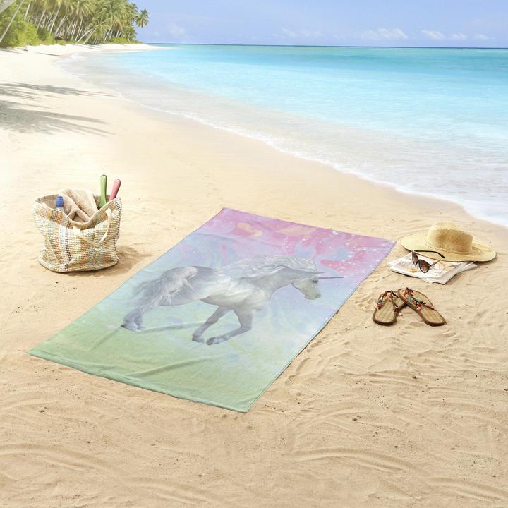 Actual product image Good Morning Unicorn (75 x 150 cm)