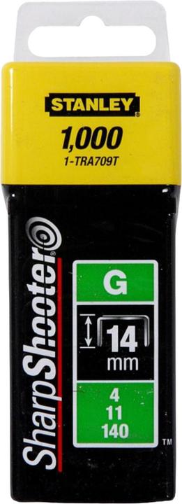 Produktbild Stanley Klammern Typ G (14mm) (1000 x)