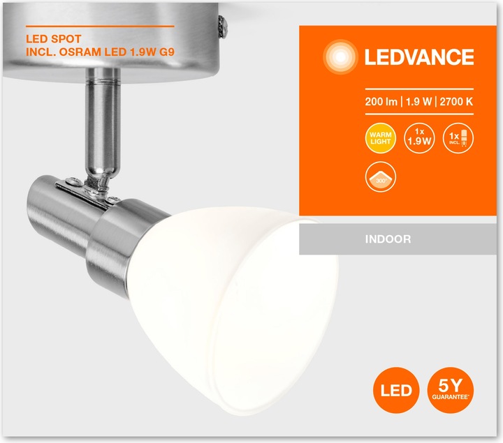 Produktbild Ledvance Led Spot (200 lm, G9)
