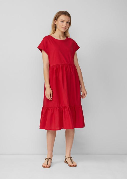 Produktbild S.Oliver Kleid Stufenkleid im Relaxed Fit mit überschnittenen Schultern (48)