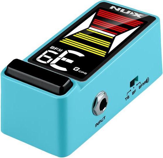 Produktbild NUX Stimmgerät NTU-3 MKII Flow Tune Blau mit Kabel