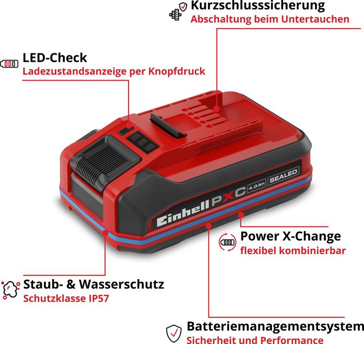Produktbild Einhell 18V 4,0 Ah Sealed Power X-Change Plus (18 V)