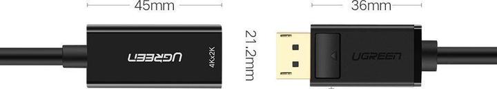Produktbild Ugreen Display Port auf HDMI Adapter Konverter 1080P mit Audio (HDMI, 25 cm)