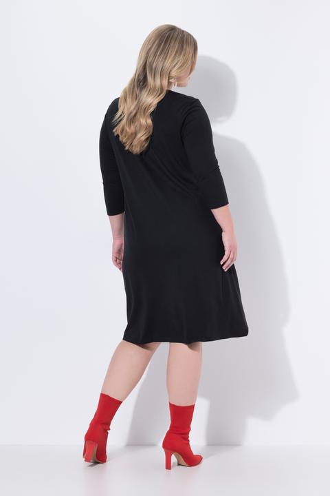 Produktbild Miamoda Kleid, A-Linie, Blumenmuster, 3/4-Ärmel (44)