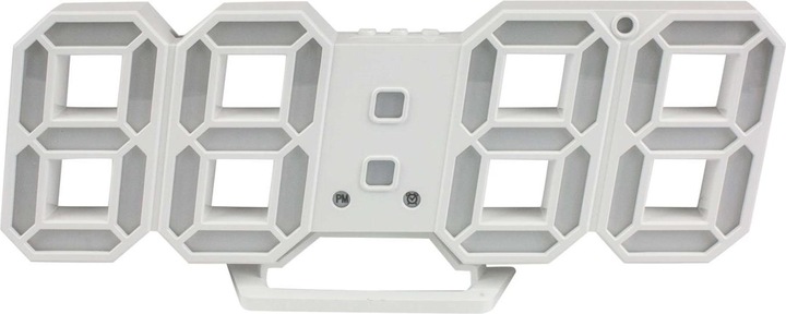 Actual product image JTI Digital 3D clock - White