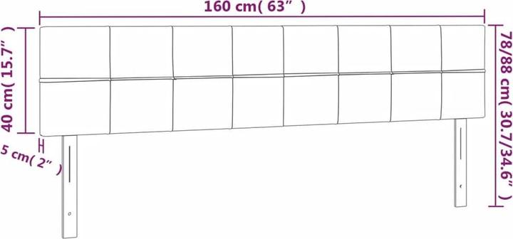 Actual product image VidaXL Ryanne (80 x 5 x 78/88 cm)