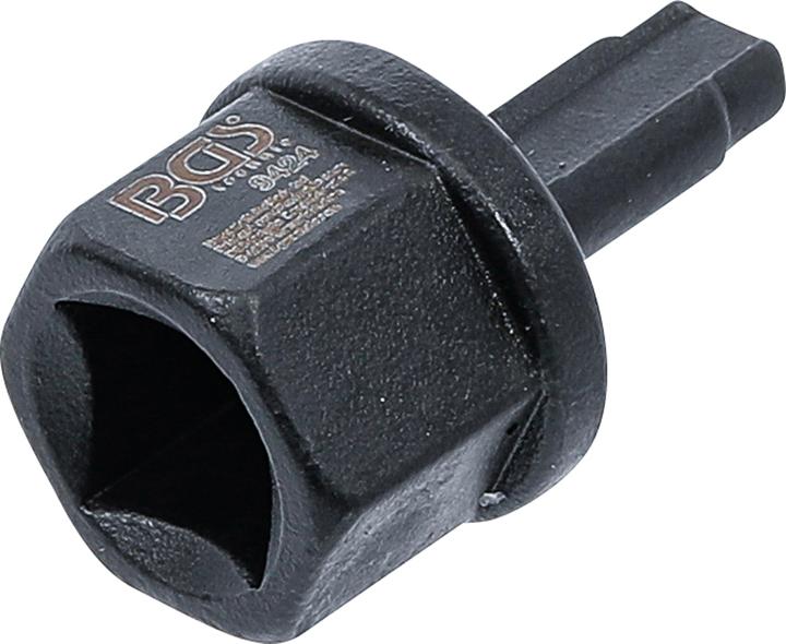 Actual product image BGS Oil Drain Plug Special Profile Bit Socket 10 mm (3/8") Drive for VAG