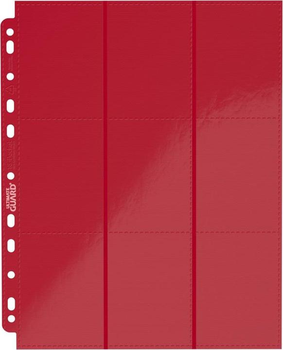 Actual product image Ultimate Guard UGD010407 - 18-Pocket Side-Loading Pages (10), rot