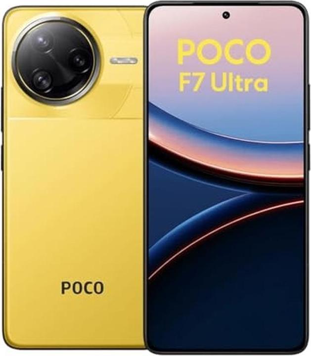 Xiaomi Ultra Smartphone mit HyperAI, 120W HyperCharge, 5300mAh Batterie und Dreifachkamera (512 GB, Gelb)