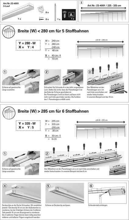 Produktbild Gardinia Flächenvorhangschiene Emia