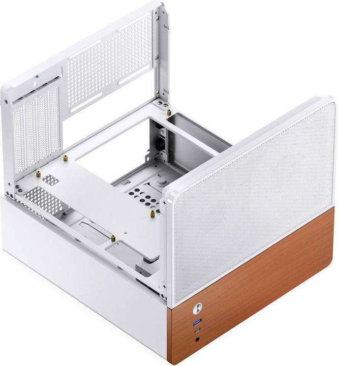 Produktbild Jonsbo V12 PC-Gehäuse, Mini-Tower, Micro-ATX - weiss (mATX)