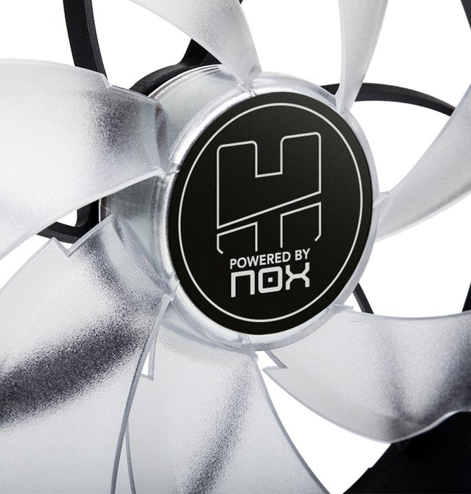 Produktbild Nox H-Fan LED Computergehäuse Ventilator 12 cm Schwarz (120 mm, 1 x)
