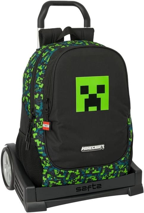 Actual product image Safta Minecraft TNT School Backpack with Trolley