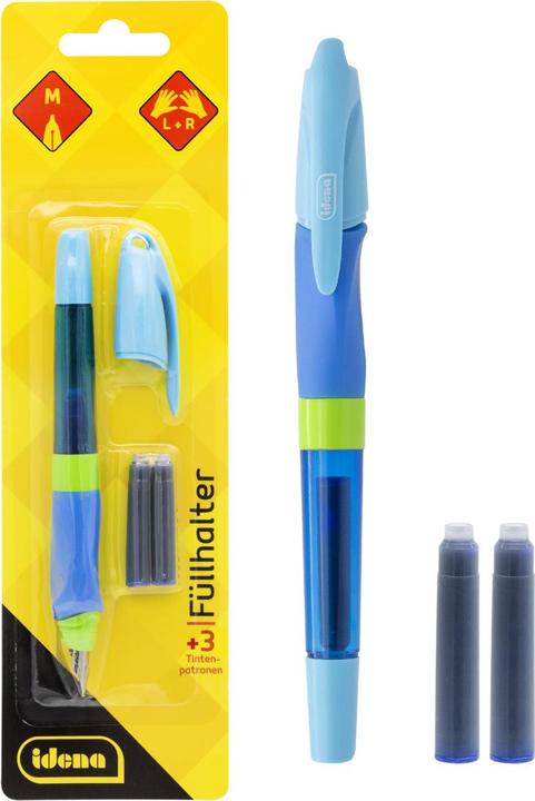 Image du produit Idena Stylo plume avec 3 cartouches d'encre (1x)
