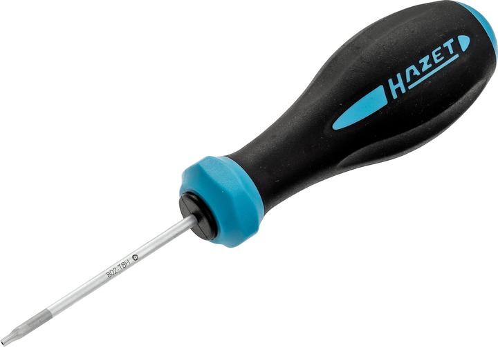 Produktbild HAZET Schraubendreher HEXAnamic 802-T8H ∙ Tamper Resistant TORX Profil ∙ T8H (TX)