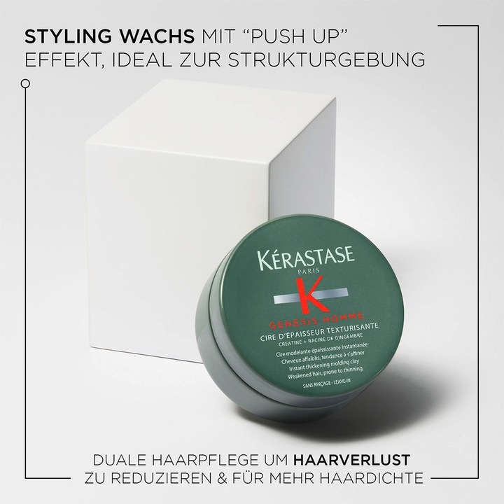 Produktbild Kérastase Genesis Homme Cire d'Épassieur (Haargel, 75 ml)