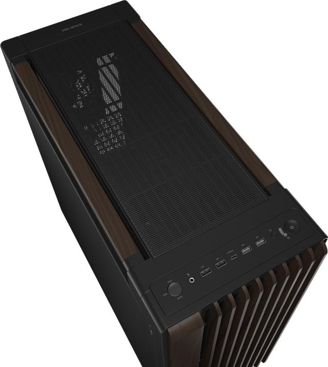Actual product image ASUS Geh Proart Pa602 Walnut Wood Metal Pwm Modern Black (ATX, DTX, mATX, Mini-DTX, Mini-ITX)