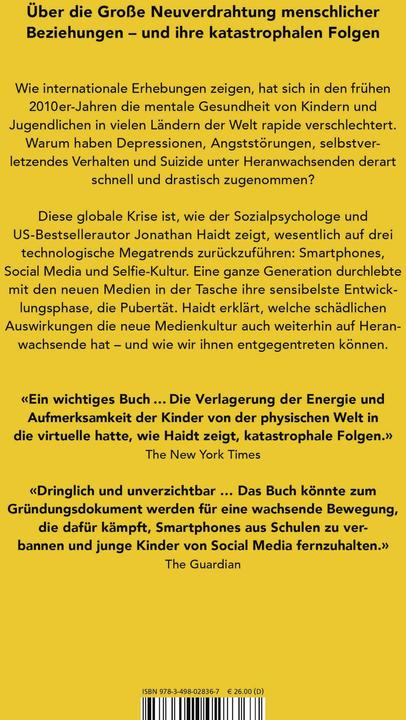 Actual product image Generation Angst (German, Jonathan Haidt, 2024)