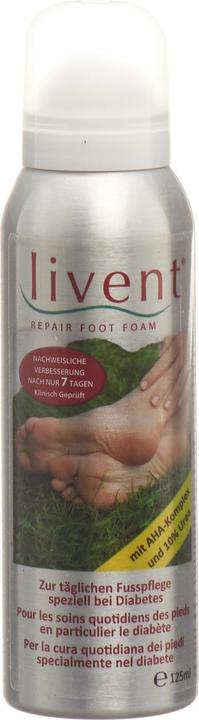 Livent mousse hydratante pour les pieds mousse (Crème et gel pour les pieds, 125 ml)