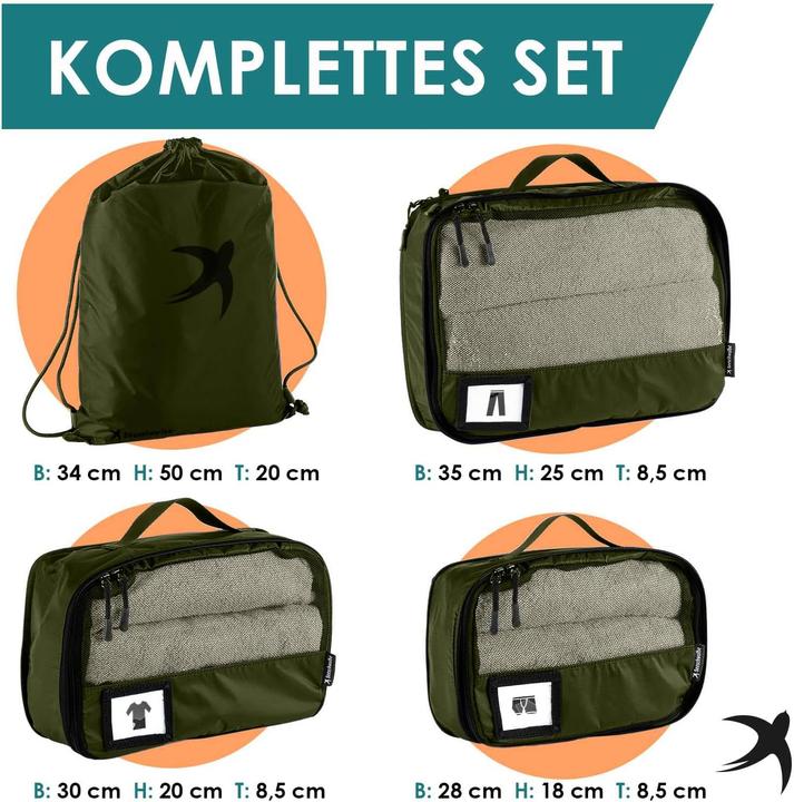 Produktbild Seeschwalbe 4-teiliges Packwürfel-Set