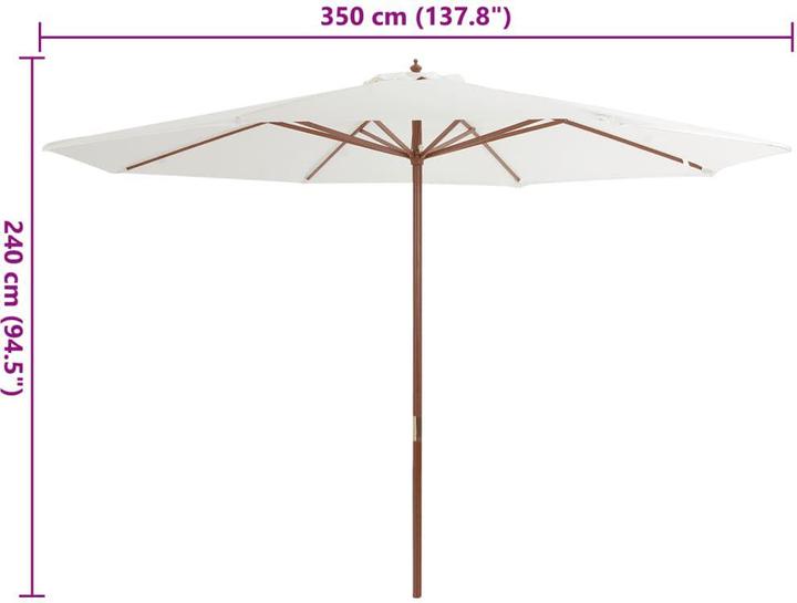 Immagine prodotto vidaXL Sonnenschirm (3.50 m)