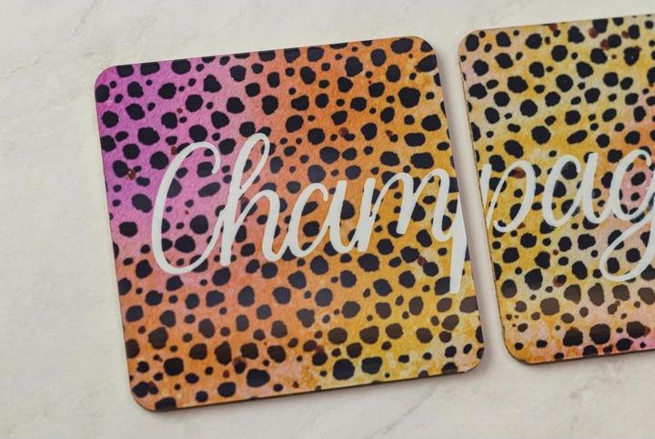 Actual product image Cricut Coaster Infusible Ink Coaster, 4 pieces