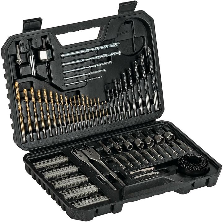 Bosch Home & Garden V-Line Box, Bohrer- und Bit-Set, 103-teilig, Kegelsenker, Bithalter (3 mm, 4 mm, 5 mm, 6 mm, 7 mm, 8 mm, 10 mm)