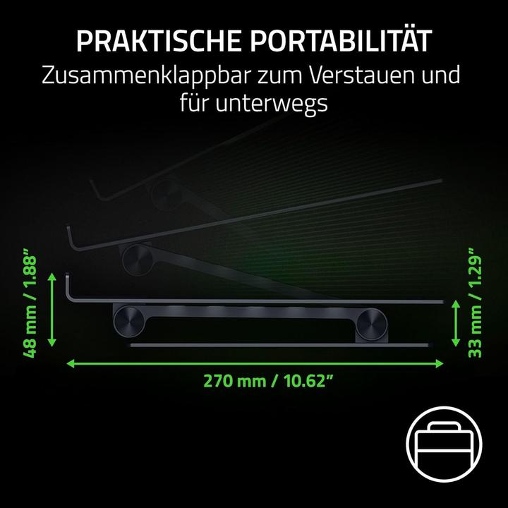 Actual product image Razer Adjustable Laptop Stand - Black