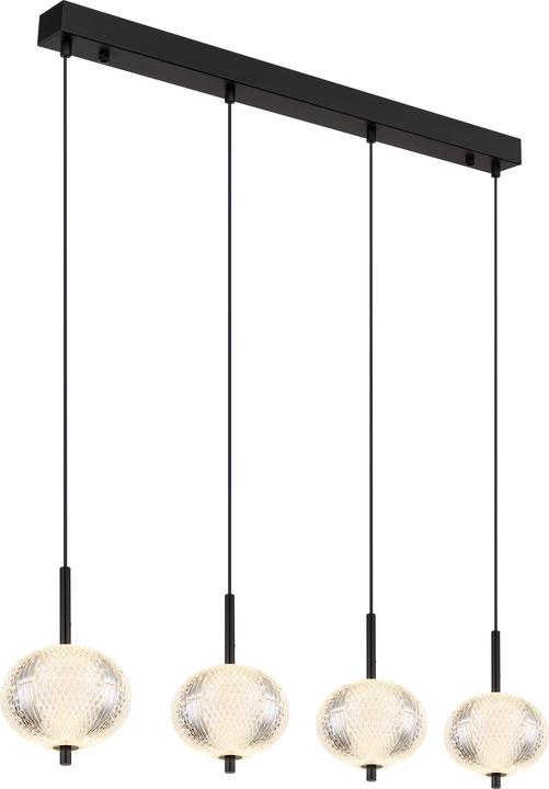 Produktbild Globo Hängeleuchte Metall Schwarz Matt, 1xled