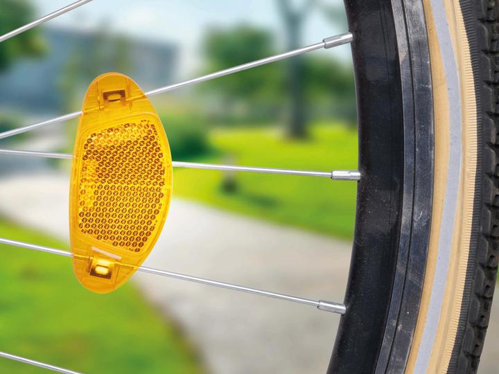 Actual product image Dunlop Bike spoke reflector K-mark 4p