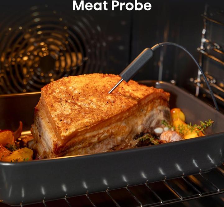 Actual product image Hisense Dampfbackofen BlackGlass HI8 BFS 615S8B Glasfront schwarz