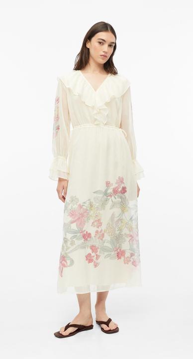 Image du produit Comma Langes Kleid aus Crêpechiffon mit Volant-Details (36)