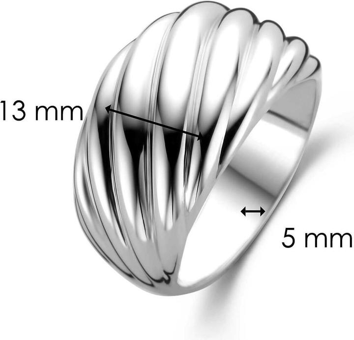 Produktbild Ti Sento Milano Ring mit Linien 12238SI (56, 925 Silber)