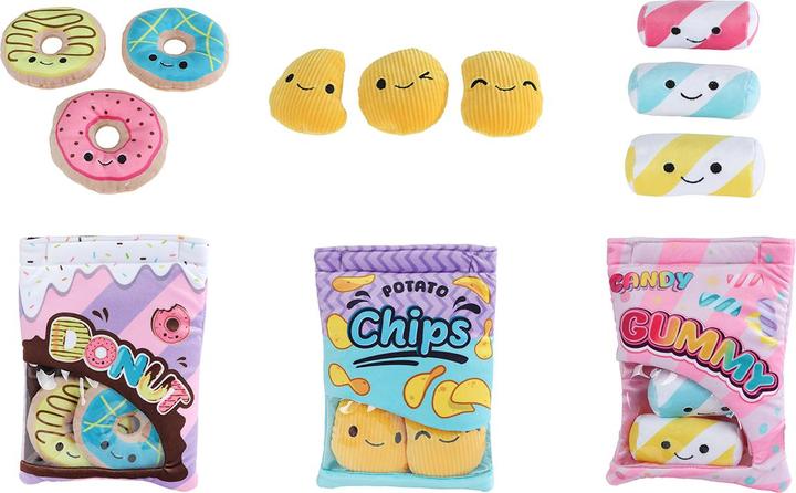 Image du produit Sombo Fluffy Snack peluche ass. display (21 cm)