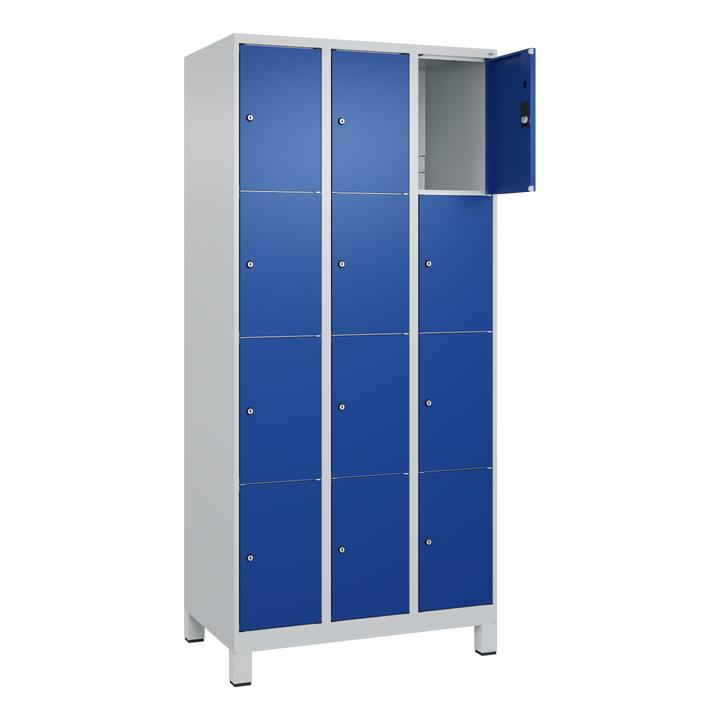 Produktbild C+P Fächerschrank Classic Plus, 4 Fächer übereinander, Abteilbreite 30 cm, mit Füssen (90 cm, 195 cm)