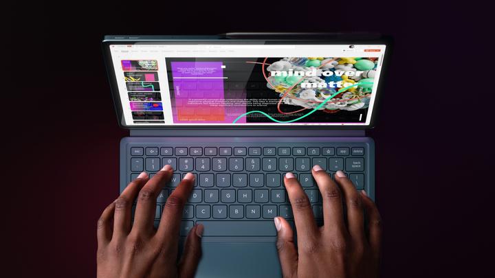 Actual product image Lenovo Yoga Tab Plus (WLAN only, 12.70", 16 GB, Tidal Teal)
