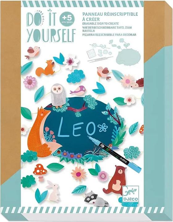 Actual product image Djeco DIY - Rewritable forest board