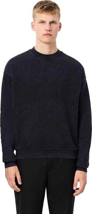 Actual product image Lacoste Unisex Adult Fleece Washed Loose Sweatshirt (XS)