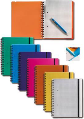 Image du produit Kolma Carnet de notes Easy A5 quadrillé bleu (A5, Quadrillé, Couverture rigide)