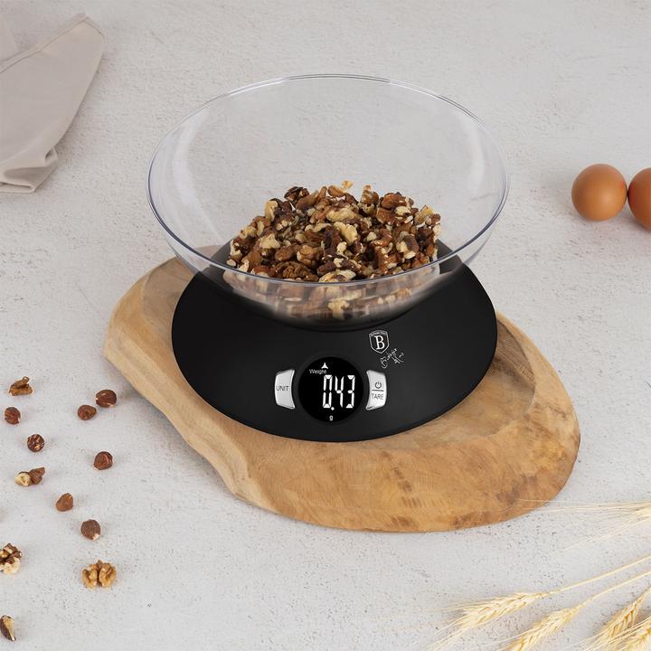 Actual product image BerlingerHaus Küchenwaage mit Schüssel, Tara, bis 5kg