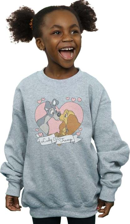 Immagine prodotto Disney Lady And The Tramp Love Felpa Ragazze (140, 146)