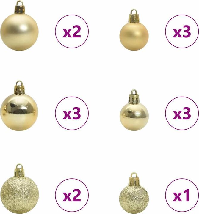 Produktbild VidaXL Weihnachtsornamente