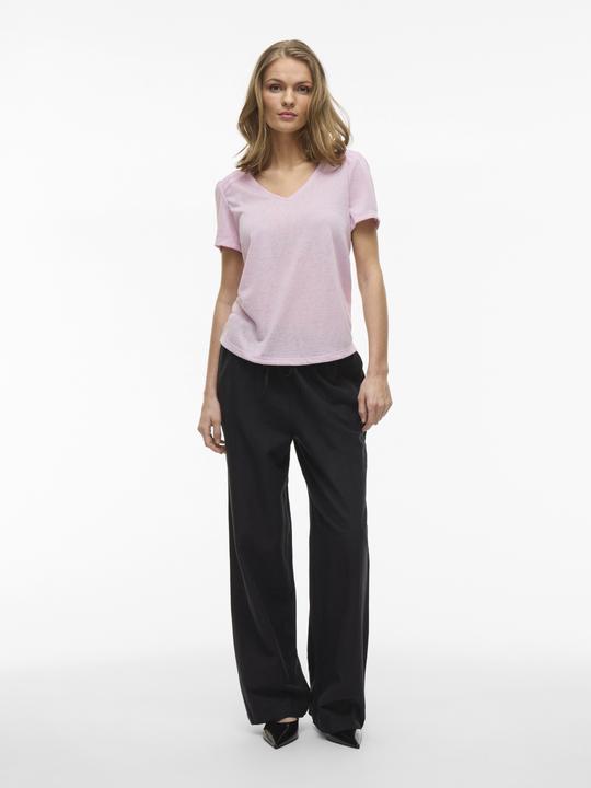 Immagine prodotto Vila Kurzärmeliges Top mit V-Ausschnitt (L)