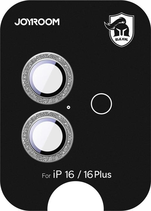 Joyroom JR-MSF0299 Protezione dell'obiettivo della fotocamera per iP16/iP16 Plus-Argento (1 pz., Apple iPhone 16, Apple iPhone 16 Plus)