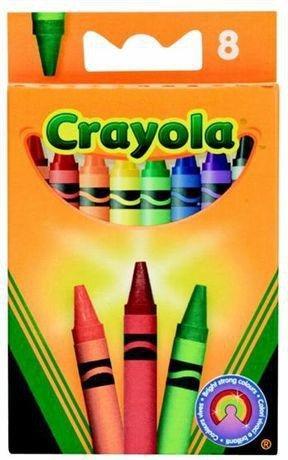 Actual product image Wax crayons 8 pcs. (8x)