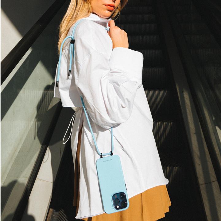 Image du produit Case & Me case&me Étui Bond pour iPhone 14 Pro bleu clair (Apple iPhone 14 Pro)